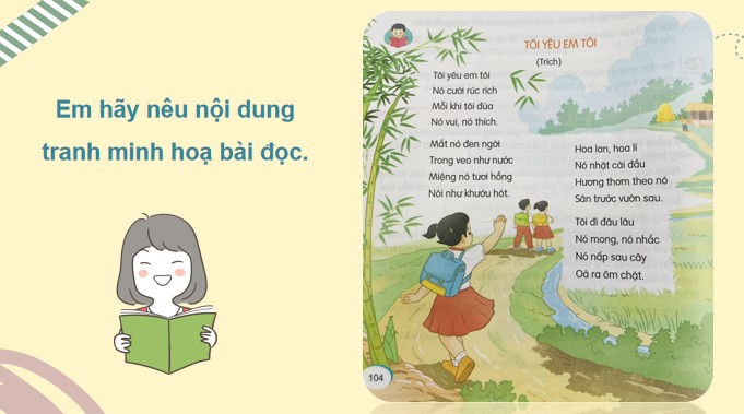 PowerPoint Bài 23 Đọc: Tôi yêu em tôi