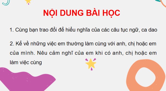 PowerPoint Bài 23 Nói và nghe: Tình cảm anh chị em