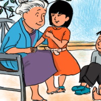 PowerPoint Tiếng Việt 2 Bài 13: Nghe - viết Bà nội, bà ngoại, Chữ hoa L