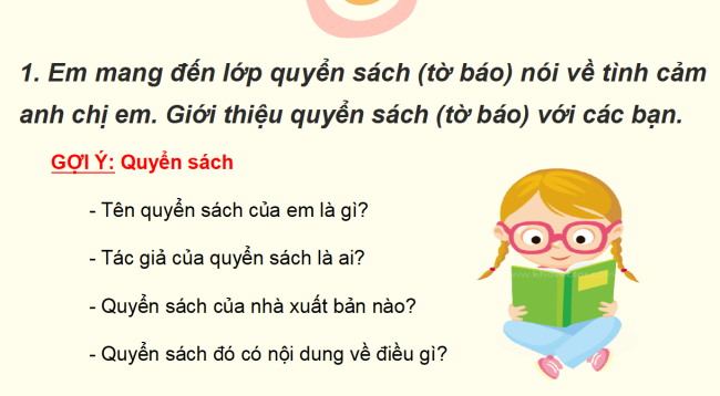 PowerPoint Tiếng Việt 2 Bài 16: Đọc sách báo viết về anh chị em