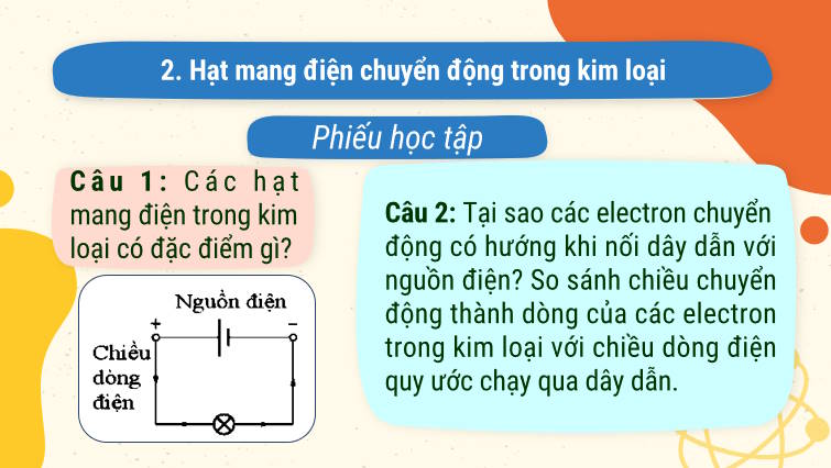 Giáo án PowerPoint Vật lí 11 Bài 1: Cường độ dòng điện