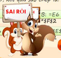 Trò chơi PowerPoint Sóc nhặt hạt dẻ