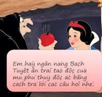 Trò chơi PowerPoint Bạch tuyết và trái táo độc