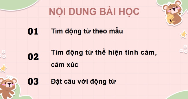 PowerPoint Tiếng Việt 4 Bài 13: Luyện tập về động từ