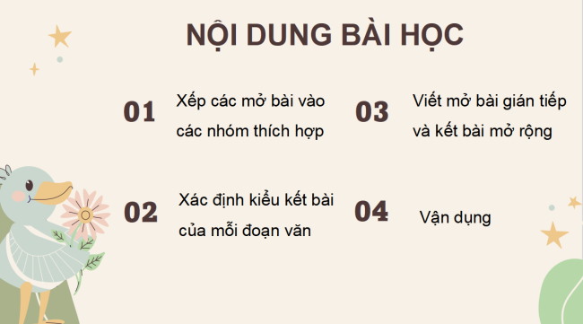 PowerPoint Tiếng Việt 4 Bài 13: Luyện viết mở bài, kết bài cho bài văn kể lại một câu chuyện