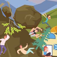 Trò chơi PowerPoint Giải cứu sạt lở