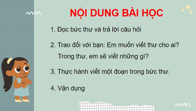 PowerPoint Tiếng Việt 3 Bài 30 Luyện viết thư