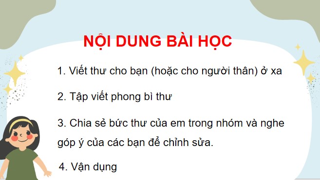 PowerPoint Tiếng Việt 3 Bài 32 Viết thư cho bạn