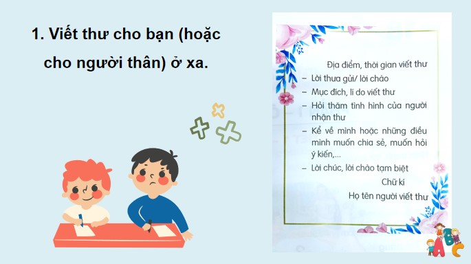 PowerPoint Tiếng Việt 3 Bài 32 Viết thư cho bạn