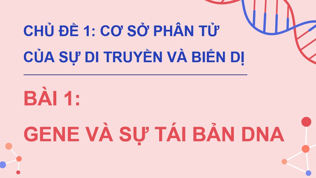 Powerpoint Sinh 12 Cánh Diều Bài 1