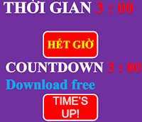 Trò chơi PowerPoint Đồng đếm ngược chủ nhật