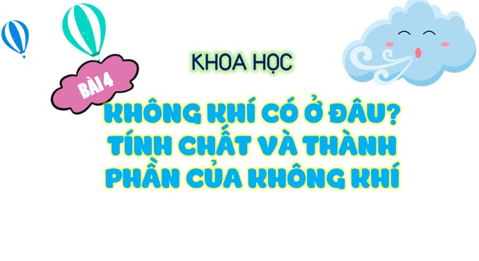 Giáo án điện tử Bài 4 Khoa học 4 KNTT