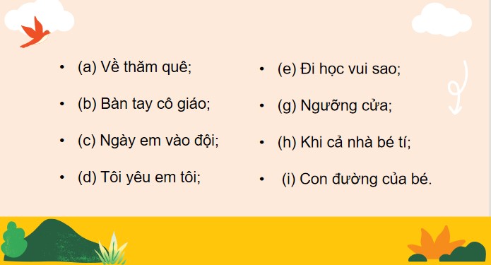 PowerPoint Tiếng Việt 3 Tuần 18 Ôn tập và đánh giá cuối học kì 1 tiết 3+4