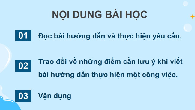 PowerPoint Tiếng Việt 4 Bài 21: Tìm hiểu cách viết hướng dẫn thực hiện một công việc