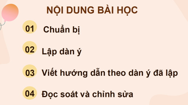 PowerPoint Tiếng Việt 4 Bài 22: Viết hướng dẫn thực hiện một công việc