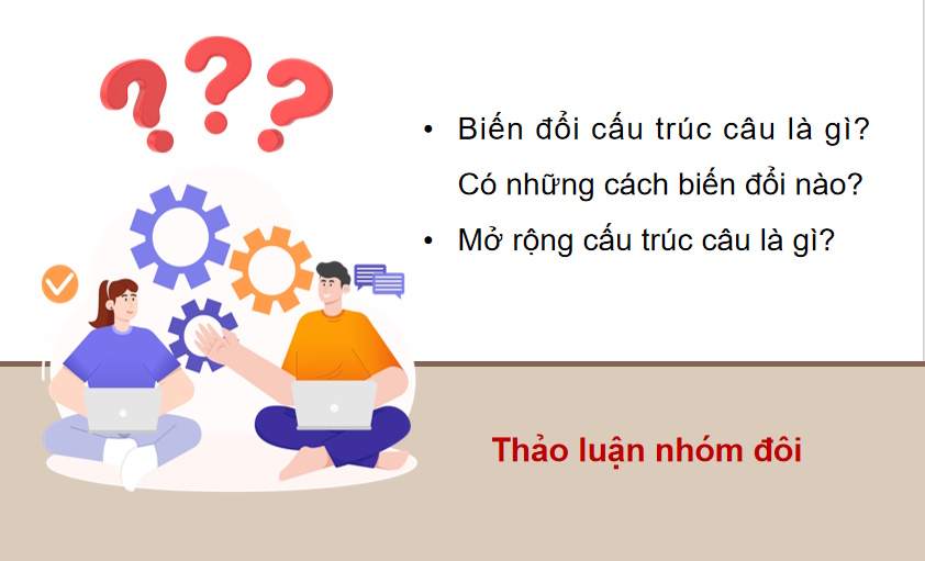 Biến đổi và mở rộng cấu trúc câu