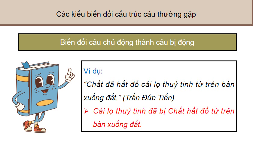 Biến đổi và mở rộng cấu trúc câu