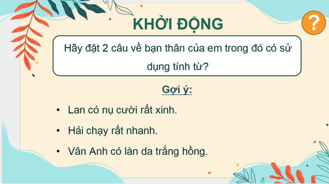 PowerPoint Tiếng Việt 4 Bài 23: Luyện tập về tính từ