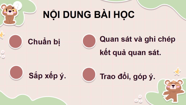 PowerPoint Tiếng Việt 4 Bài 26: Quan sát con vật