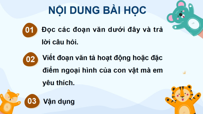 PowerPoint Tiếng Việt 4 Bài 27: Luyện viết đoạn văn miêu tả con vật