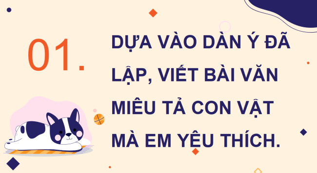 PowerPoint Tiếng Việt 4 Bài 29: Viết bài văn miêu tả con vật