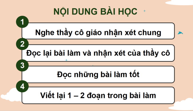 PowerPoint Tiếng Việt 4 Bài 30: Trả bài văn miêu tả con vật