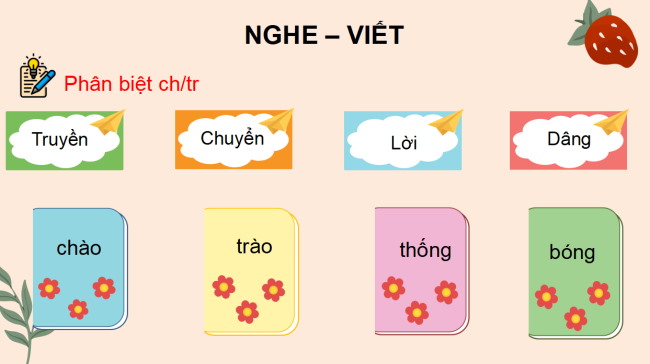 PowerPoint Tiếng Việt 3 Bài 3: Nghe - viết Em vui đến trường