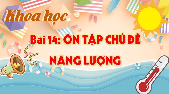 Giáo án điện tử Bài 14: Ôn tập chủ đề Năng lượng