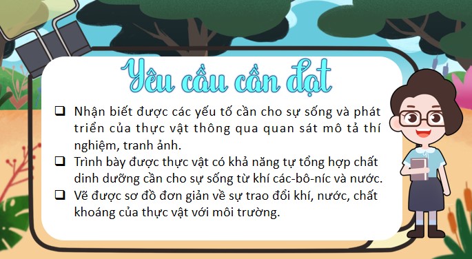 PPT Khoa học 4 Bài 15: Thực vật cần gì để sống?