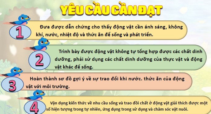PPT Khoa học 4 Bài 16: Động vật cần gì để sống?
