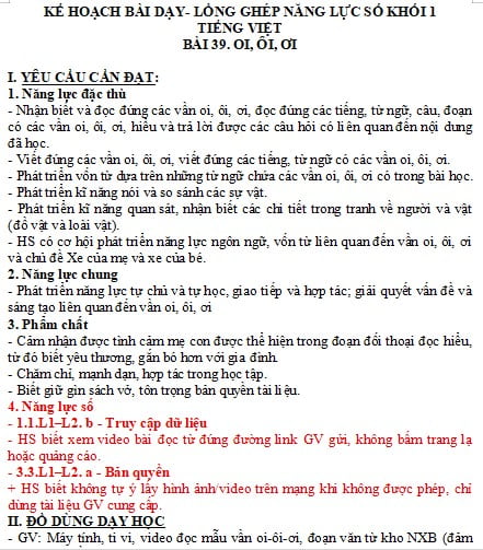 Bài dạy minh họa tích hợp Năng lực số môn Tiếng Việt lớp 1 sách Kết nối tri thức