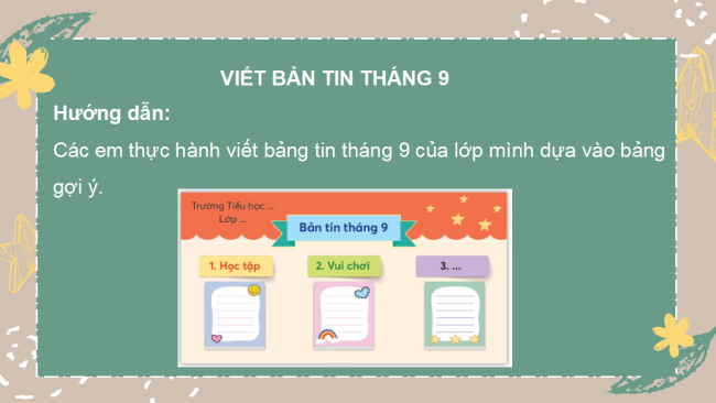 PowerPoint Tiếng Việt 3 Bài 2: Viết bản tin ngắn gọn