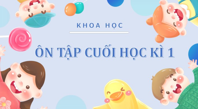 Bài giảng PPT Khoa học 4: Ôn tập đánh giá cuối HK1