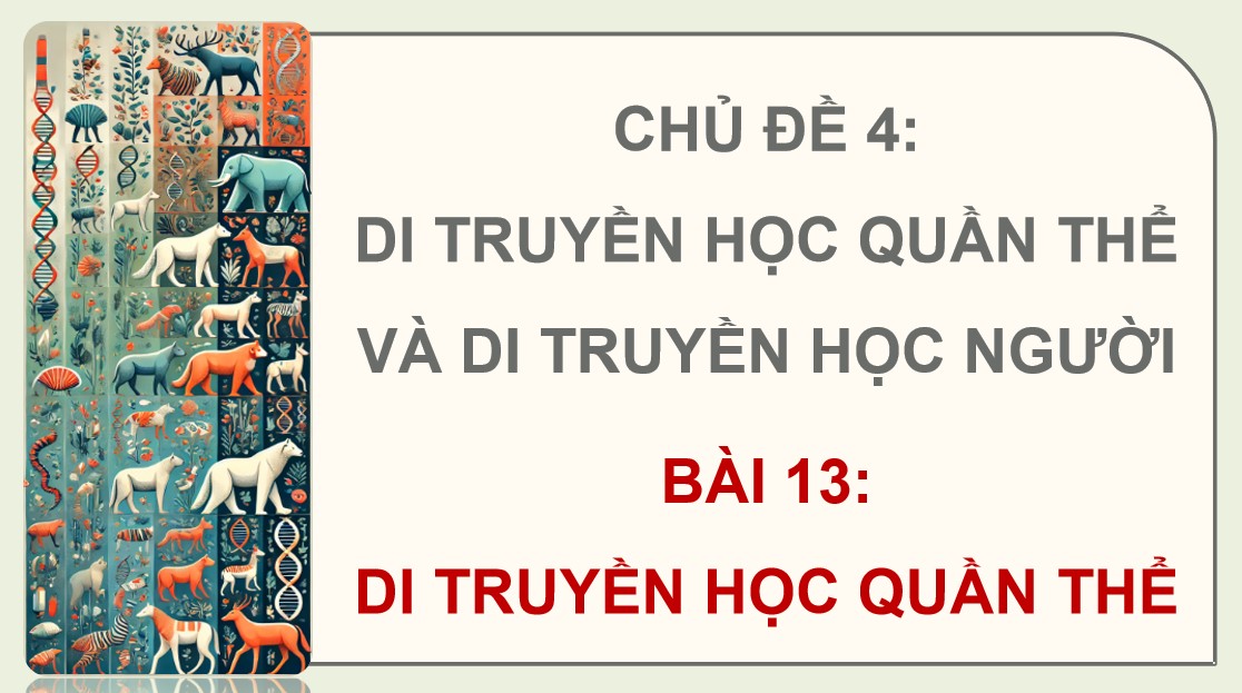 Powerpoint Sinh 12 Cánh Diều Bài 13