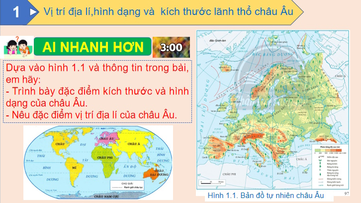 PowerPoint Địa lí 7 Bài 1: Thiên nhiên châu Âu