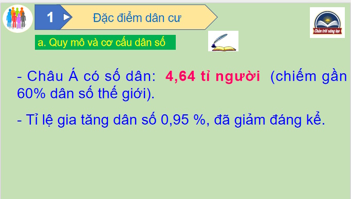 PowerPoint Địa lí 7 Bài 6: Đặc điểm dân cư, xã hội châu Á