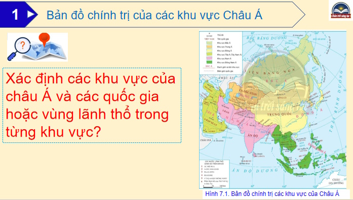 PowerPoint Địa lí 7 Bài 7: Bản đó chính trị châu Á, các khu vực của châu Á