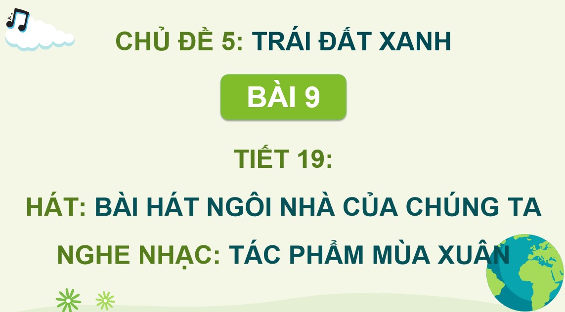 Giáo án điện tử Bài 9 Tiết 19 Âm nhạc 9 Kết nối tri thức