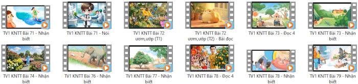Video AI ứng dụng trong dạy học Lớp 1
