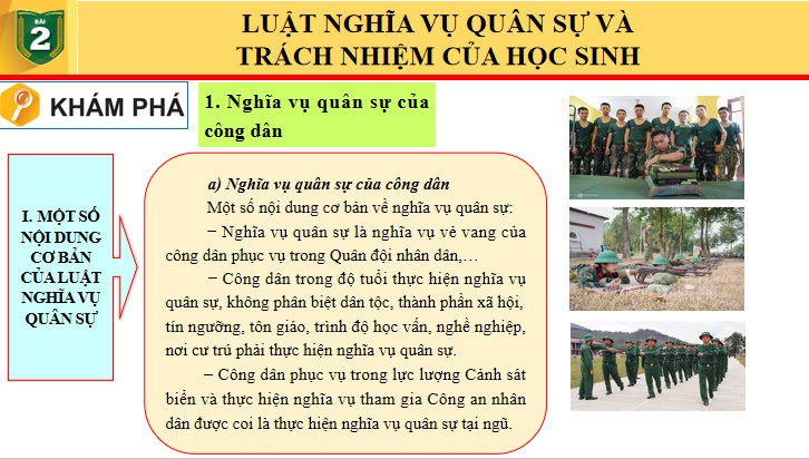 Giáo án PowerPoint Giáo dục Quốc phòng và An ninh 11 Bài 2