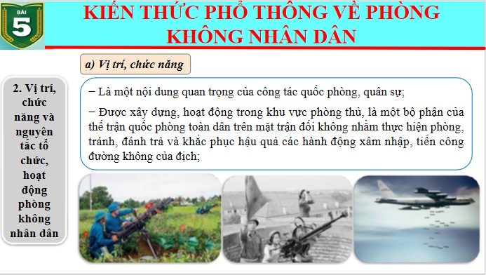 Giáo án PowerPoint Giáo dục Quốc phòng và An ninh 11 Bài 5