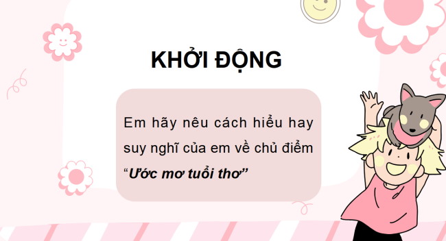 PowerPoint Tiếng Việt 3 Bài 1: Ý tưởng của chúng mình