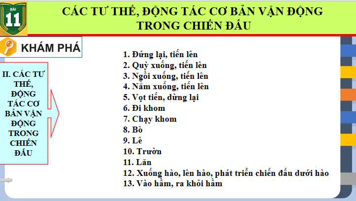 Giáo án PowerPoint Giáo dục Quốc phòng và An ninh 10 Bài 11