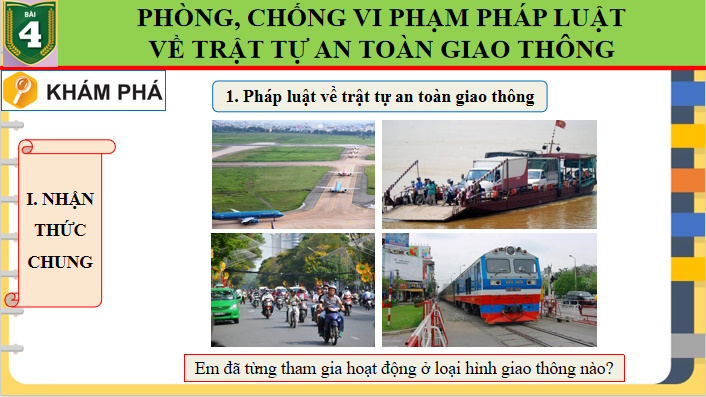 Giáo án PowerPoint Giáo dục Quốc phòng và An ninh 10 Bài 4