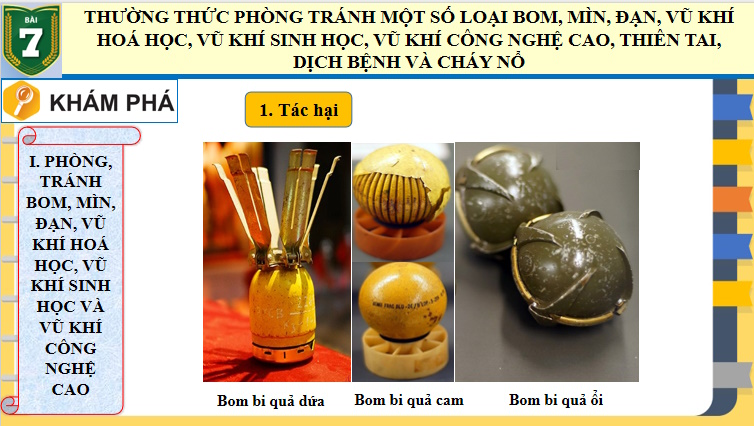 Giáo án PowerPoint Giáo dục Quốc phòng và An ninh 10 Bài 7