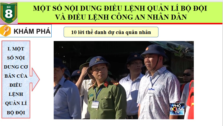 Bài giảng điện tử Giáo dục Quốc phòng 10