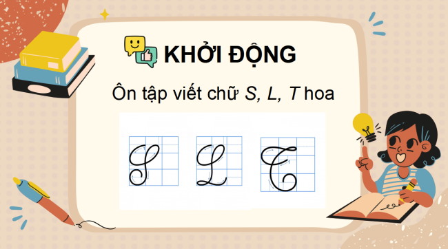 PowerPoint Tiếng Việt 3 Bài 1: Ôn chữ hoa S, L, T