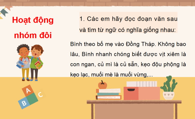 PowerPoint Tiếng Việt 3 Bài 3: Từ có nghĩa giống nhau