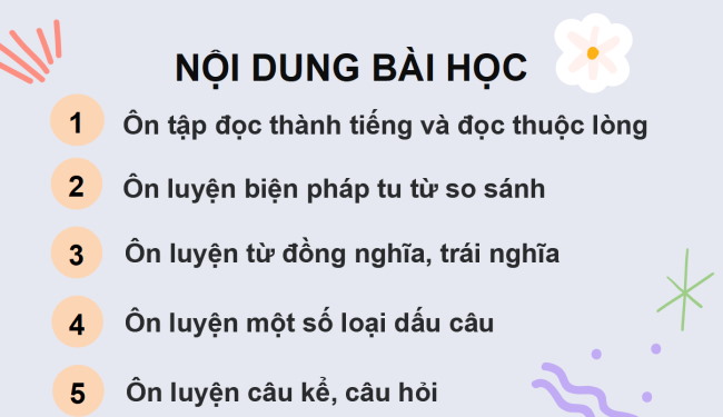 PowerPoint Tiếng Việt 3 Ôn tập cuối học kì I (Tiết 3)
