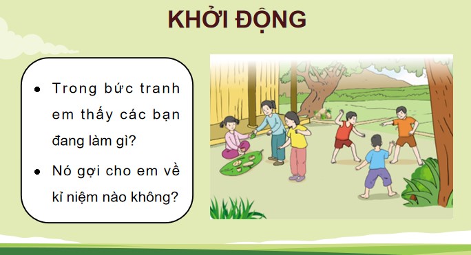 Giáo án điện tử Bài 7: Kỉ niệm xưa